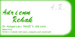 adrienn rehak business card